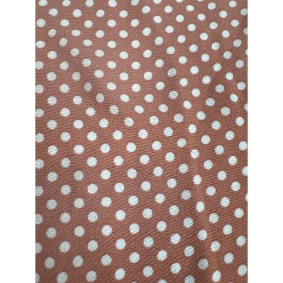 Rachel Zoe Womens Polka‎ Dot Long Sleeve Blouse Size S Mauve - Picture 5 of 6